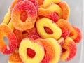 Anneaux Sucrées Pêche Dulceplus - 100gr